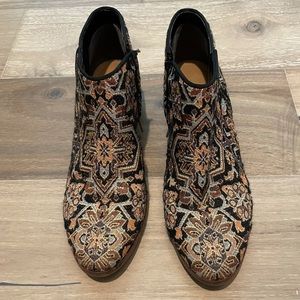 Sam Edelman tapestry ankle boot